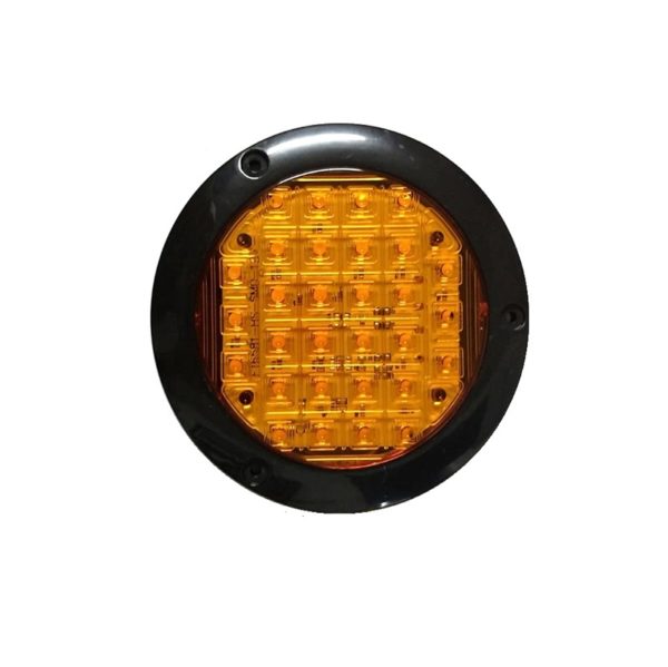 PLAFON 4" 30 LED PLANO AMBAR