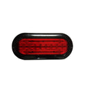 PLAFON OVALADO PLANO LED ROJO