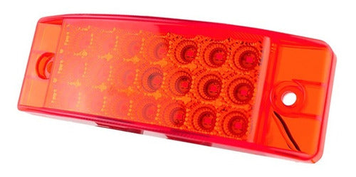 PLAFON SELLADO LATERAL 2306 ROJO LED ESTROBO