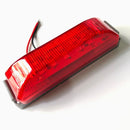 PLAFON MINI ZEPELIN ROJO LED GEL ESTROBO