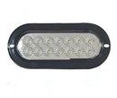 PLAFON OVALADO LED CON CANDADO CRISTAL ESTROBO