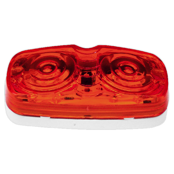 PLAFON LATERAL TIPO HELLA ROJO GEL LED ESTROBO