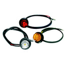PLAFON SELLADO 3/4" CRISTAL 1 LED PESTAÑA GROMMET