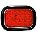PLAFON SELLADO RECTANGULAR POLVERA KW T600 ROJO LED