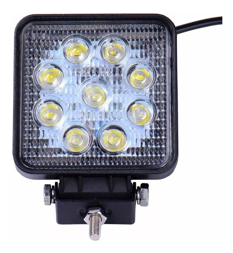 FARO AUXILIAR CUADRADO 9 LED